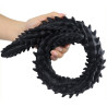 DoublePlayz Double Gode Scolop L 60 x 5cm Noir